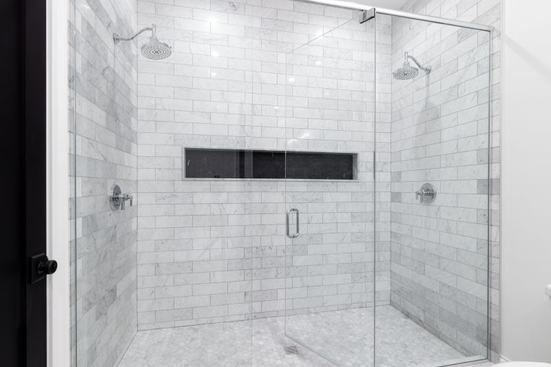 Minimalist Shower with Hidden Fixtures